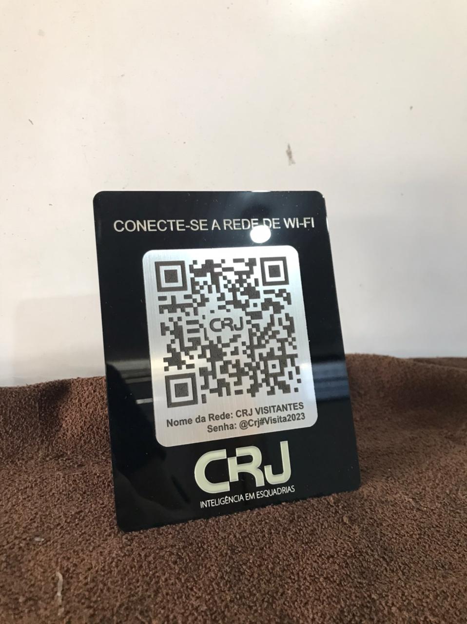 Placa QR code Personalizada (PIX, WIFI, GOOGLE, INSTAGRAM...) - Placas QR Code - Laser Link